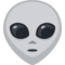 Alien emoji on Facebook